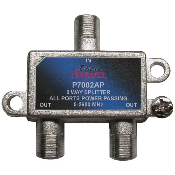 All-Port Power Passing 2-Way 2600MHz Splitter, Eagle Aspen, Mfr#: 500309